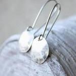 Minimal Jewelry Sterling Silver Earrings Discs..
