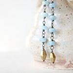 Aquamarine Jewelry Earrings Gemstone Long Sterling..