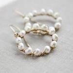 Pearl Earrings, White Bridal Jewelry Wedding,..