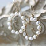 Pearl Earrings, White Bridal Jewelry Wedding,..